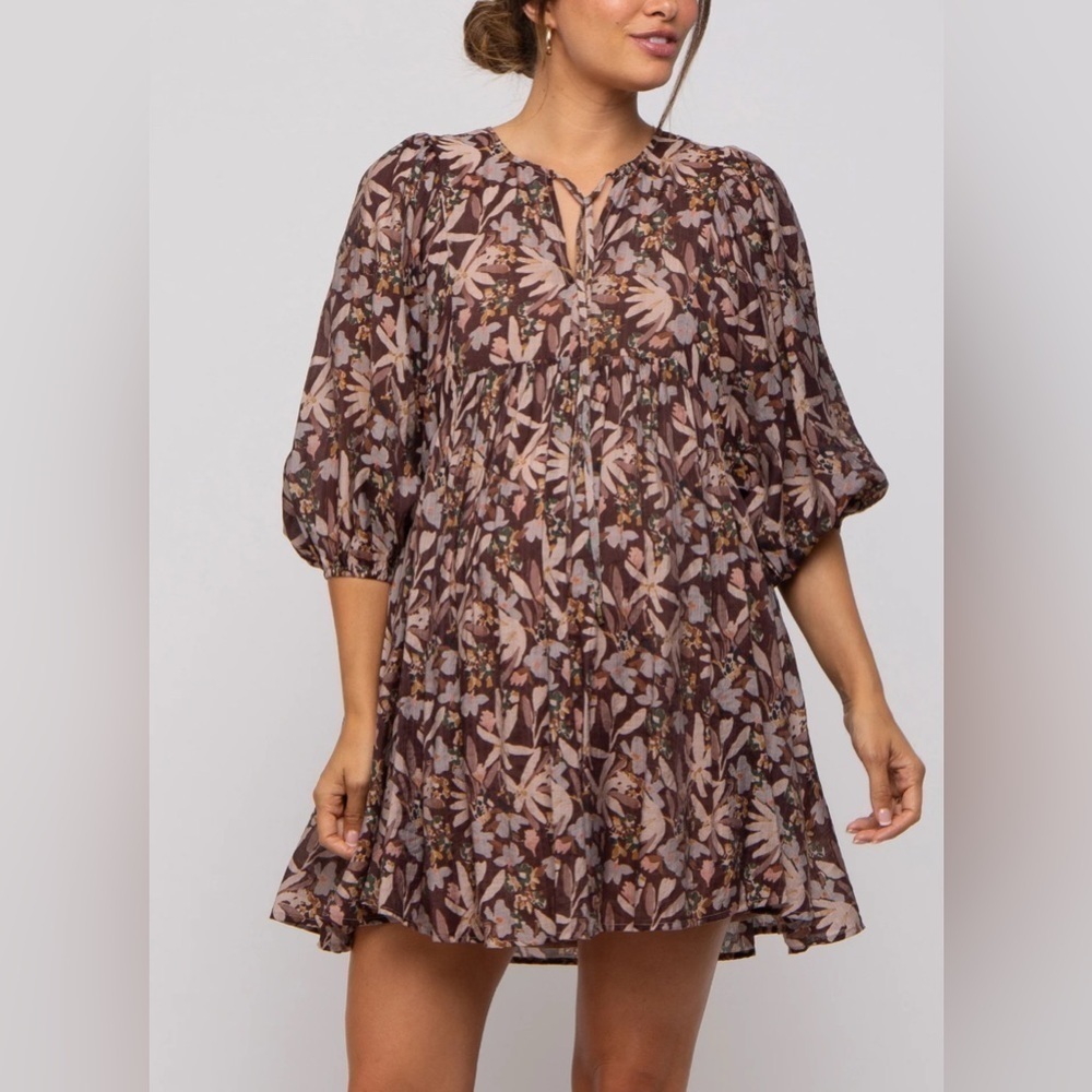Vici Bohemian Multicolor Multi  Print Mini Dress S